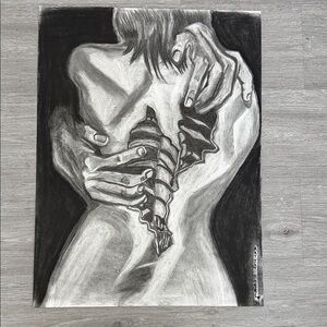 Black and White Abstract Art Print